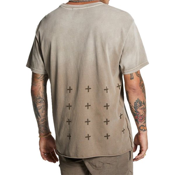 Ksubi Sott Biggie Ss Tee Clay Tee Mens Style : 5000007186