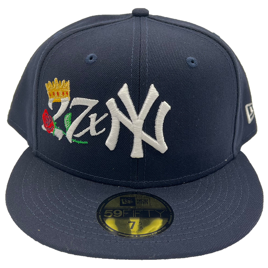 Shop New Era 59Fifty New York Yankees Bandana Hat 60180887 blue