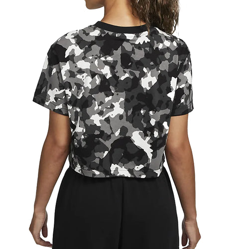 Nike Short-Sleeve Printed Crop Tee Womens Style : Dq5966