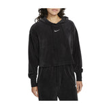 Nike Sportswear Velour Cropped Pullover Hoodie Womens Style : Dq5927