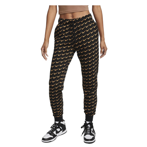 Nike Sportswear Club Fleece Mid-rise Monogram Pants Womens Style : Dz3088