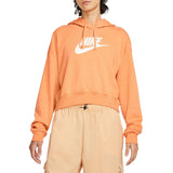 Nike Sportswear Club Fleece Oversized Crop Graphic Hoodie Womens Style : Dq5850