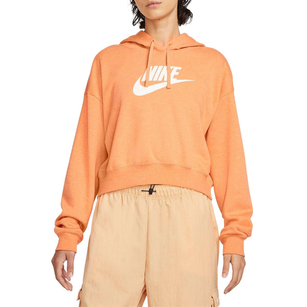 Nike Sportswear Club Fleece Oversized Crop Graphic Hoodie Womens Style : Dq5850