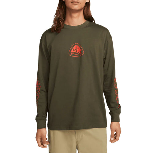 Nike Acg Multi Logo L/s T-shirt Mens Style : Dx9454