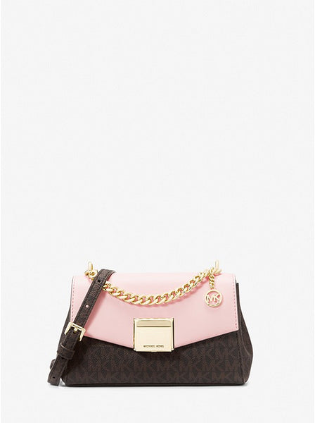 Saffiano Leather 3-in-1 Crossbody | Michael Kors Style # 35H0GXPC1VPBM Powder Blush Multi