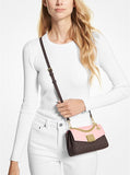 Saffiano Leather 3-in-1 Crossbody | Michael Kors Style # 35H0GXPC1VPBM Powder Blush Multi