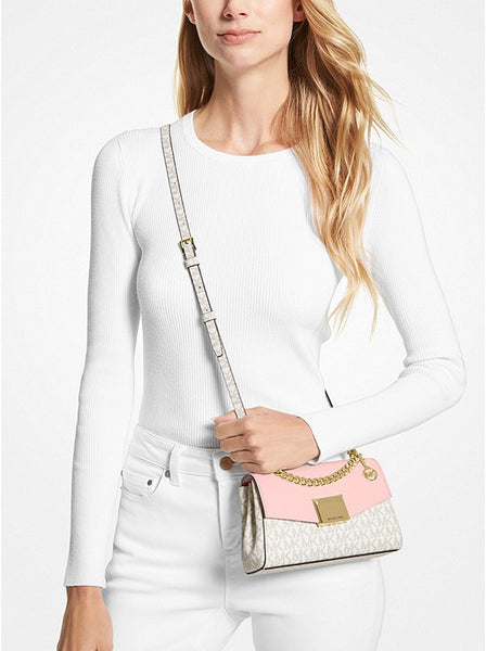 Saffiano Leather 3-in-1 Crossbody | Michael Kors Style # 35H0GXPC1VPB Powder Blush