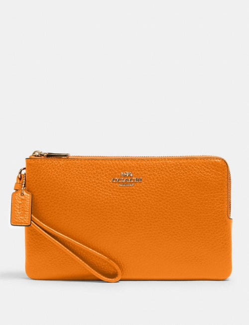 Double Zip Wallet style#6644 Im/Butterscotch