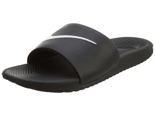 Nike Kawa Slide Black / White Youth Slippers Boys / Girls Style :819352
