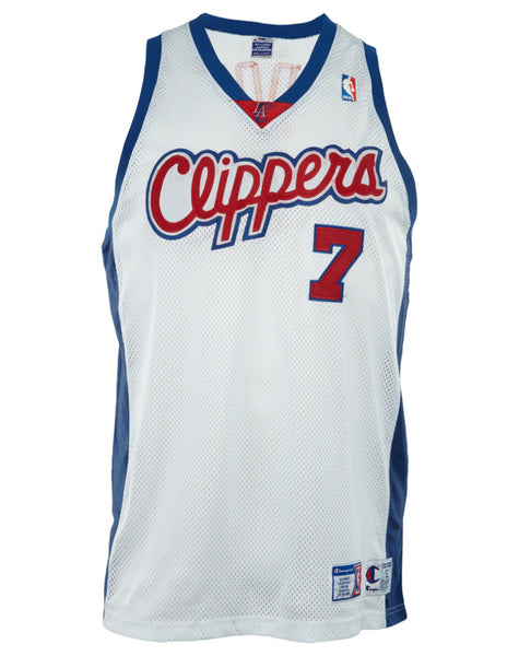 Champion NBA Clippers Lamar Odom #7 Los Angeles Authentic Jersey Mens Style : 401739