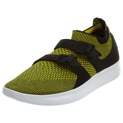 Nike W Air Sockracer Flyknit - black/white-yellow strike Womens Style :896447