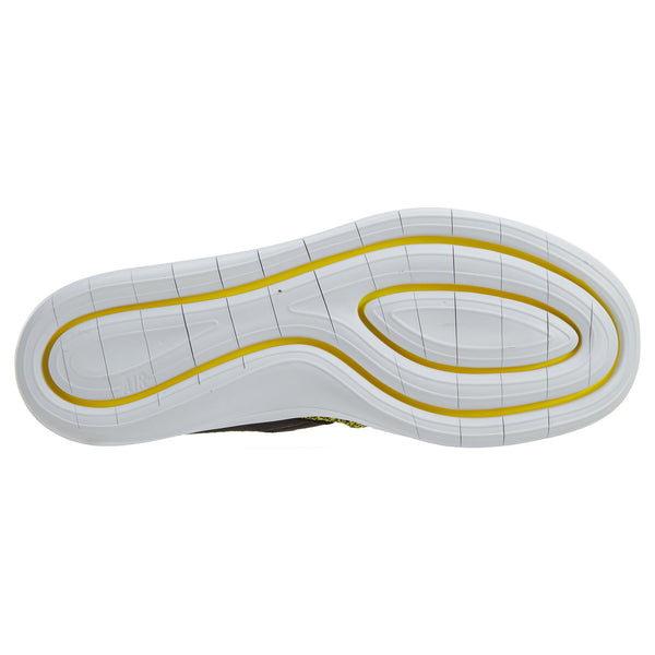 Nike W Air Sockracer Flyknit - black/white-yellow strike Womens Style :896447