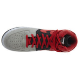 Nike Air Force 1 High Top Lv8 Wolf Grey Red Black  Mens Style :806403