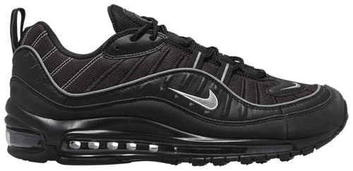 Nike / Air Max 98 / Air Max 98 'Black Silver' Style # 640744 013