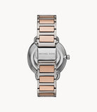 Michael Kors Women's Portia Three-Hand Two-Tone Stainless Steel Watch Style # MK4352