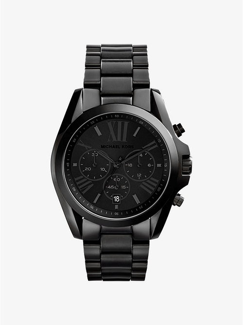 Michael Kors Oversized Bradshaw Black-Tone Watch Style  # MK5550