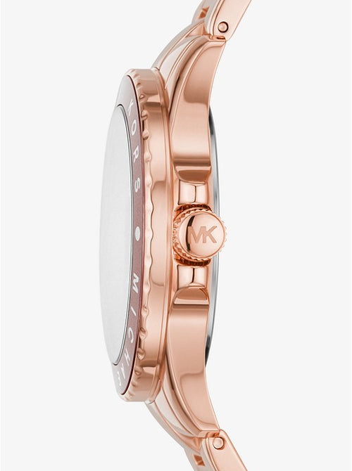 Mini Kenly Pavé Rose Gold-tone Watch | Michael Kors Style # MK6956