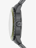 Oversized Cunningham Gunmetal Watch style# MK7158 Gunmetal