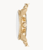 Michael Kors Men's Cortlandt Chronograph Gold-tone Stainless Steel Watch