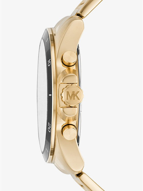Michael Kors Oversized Alek Gold-tone Watch Style # MK8803 Gold