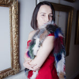 Rainbow Fox Scarf