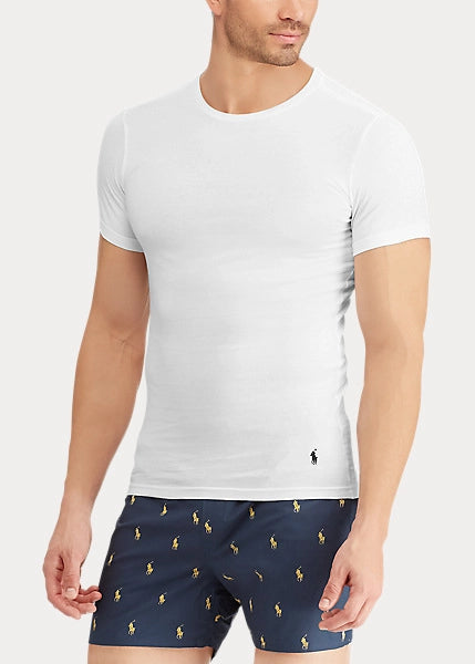 Men's Slim Crewneck 3-Pack | Ralph Lauren - White