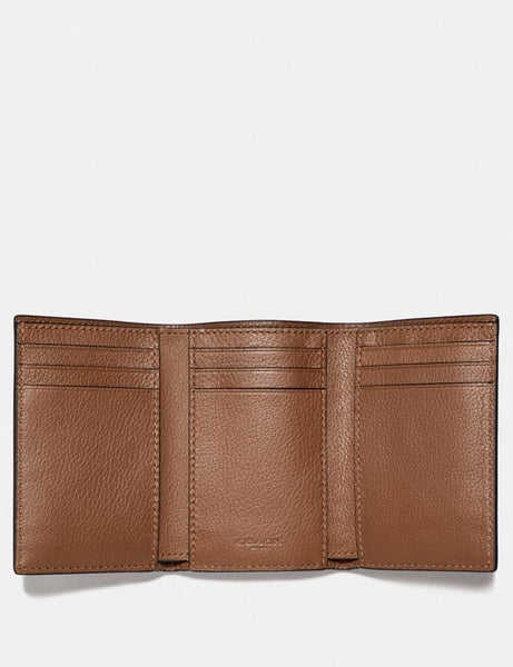Trifold Wallet style# F23845 Saddle