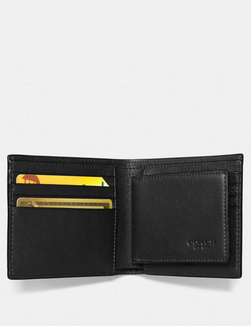 Compact Id Wallet style# F74991 Black